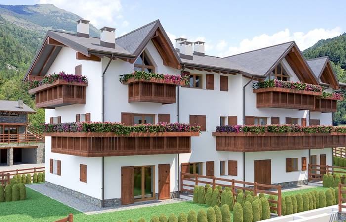 Borgo Alpino Habitat - N.5 - Piano primo con Balcone 