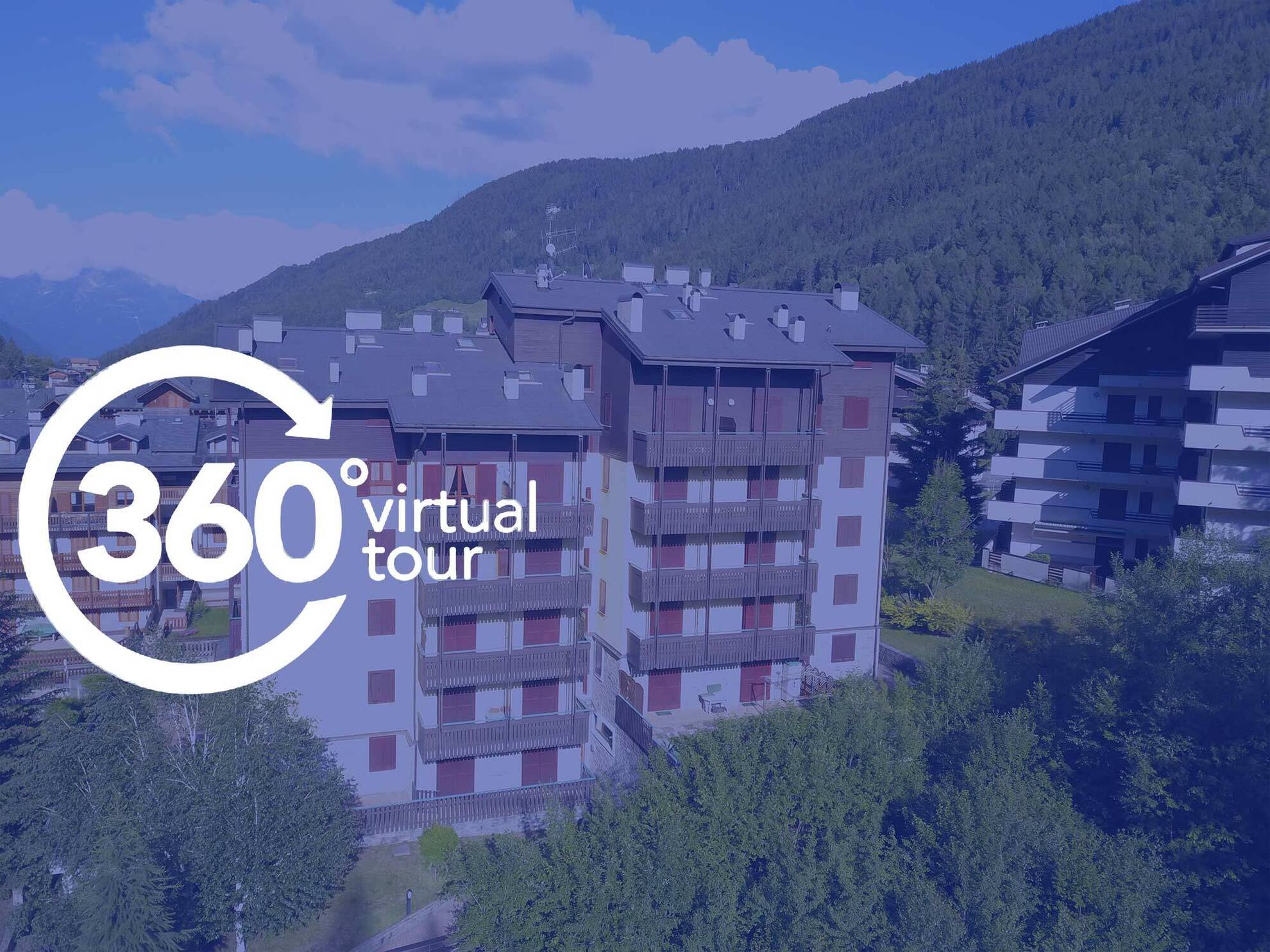 Tour 360 - Residenza Betulle trilocale soleggiato in vendita